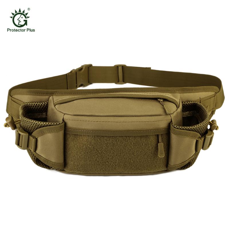 

Outdoor bag Waterproof Oxford Fabric Climb Bags Outdoors Tactics Waist Pack Molle Camp Hikings Waist Bag Fanny Pack, Black