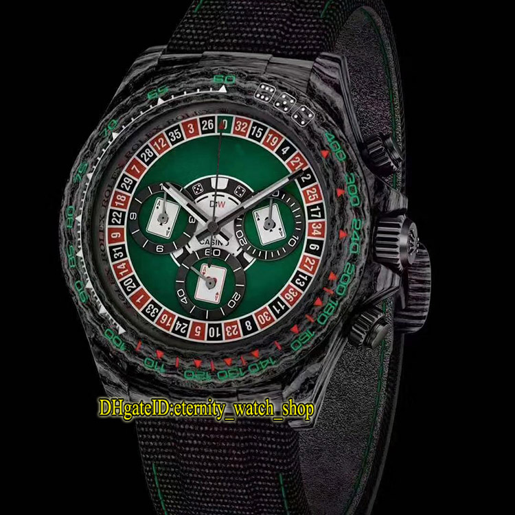 Poker watch dial watch