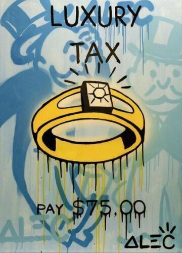 

Alec Monopoly Banksy Graffiti art Luxury tax Home Decor Handpainted &HD Print Oil Painting On Canvas Wall Art Canvas Pictures 200201