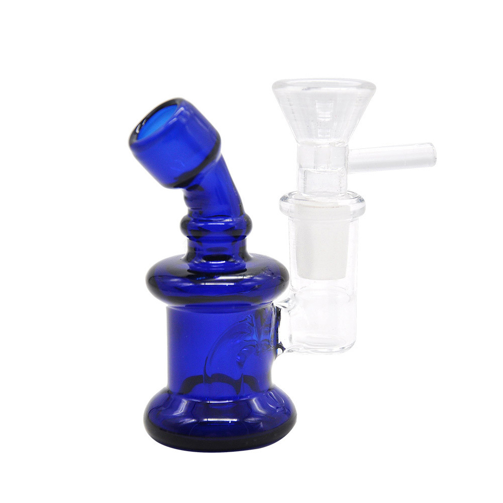 

Mini Dab Rigs Thick Heady Bubbler Smoking Glass Bong Oil Rig Water pipes burner pipe bongs Carb Cap Accessorie