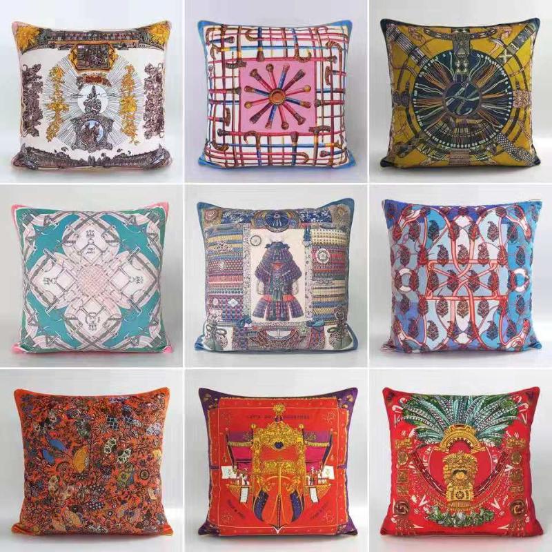 

Newest Cushion Cover Lovely Promotion Colorful Pillowcases Velvet Customize Size House Decor European Design, 13