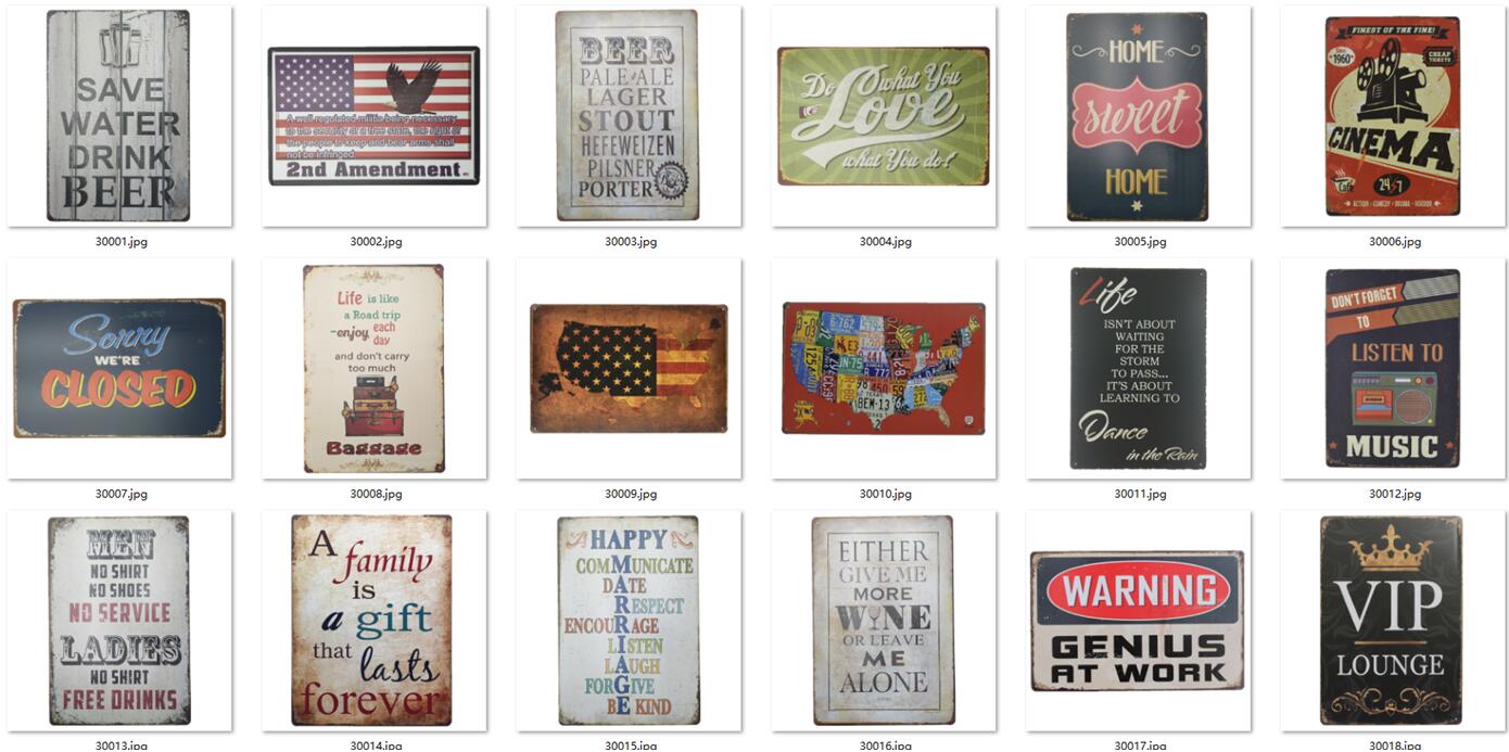 

403 style different metal tin signs vintage painting wall arts decor for bar Pub home toilet retro funny tin poster free shipment