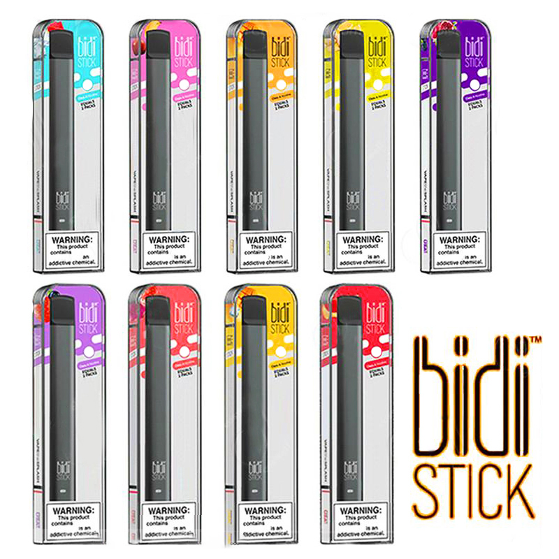 

Bidi Stick Disposable Vape Pen Portable Kit Pre-filled Cartridges 1.4ml Pod 280mAh Battery Device eCig Carts PREMIUM Vaporizer E