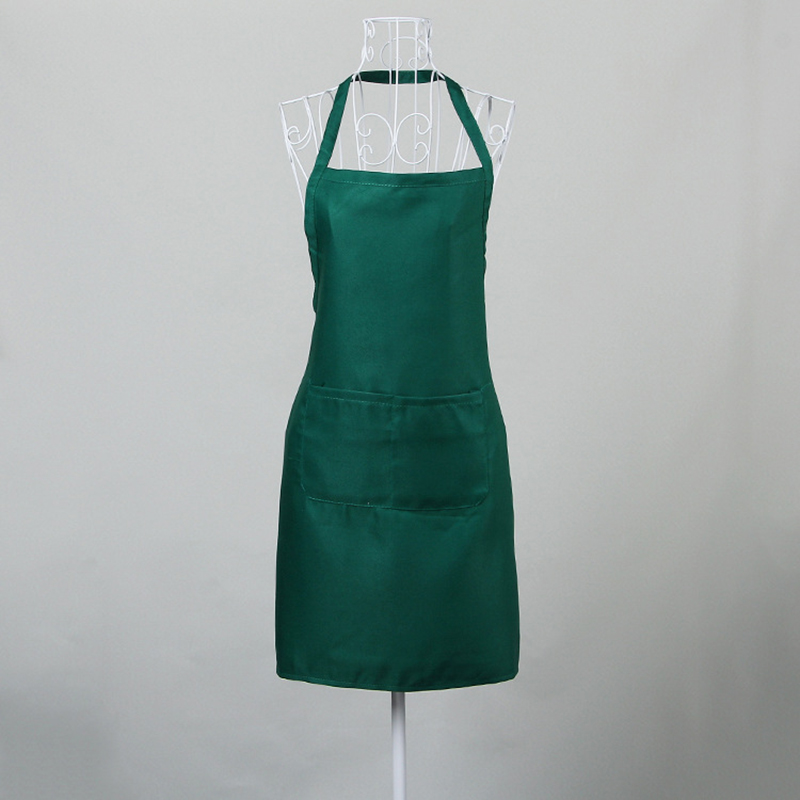 

NEWWOMENS MENS COOKING KITCHEN RESTAUARANT BIB APRON DRESS WITH POCKET COLORFUL