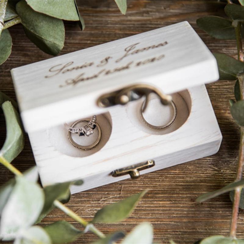 

Custom any language wedding rustic ring bearer box reclaimed wood ring box,personalize wedding holder Proposal boxes