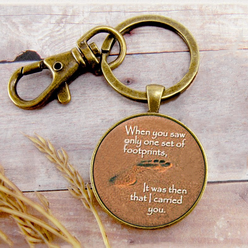 

Retro Story From Jesus Key Ring Key Chain Key Buckle Religion Pendant Birthday Festival Anniversary Gift Jewelry Accessories