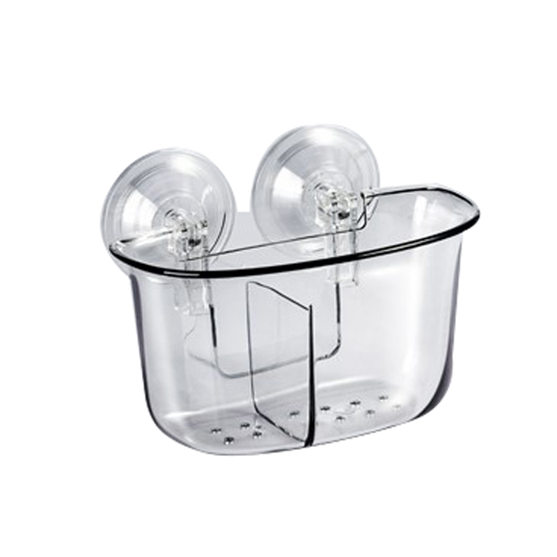 

Bathroom Shelves Small Size Wall Mounted Type No Drilling Super Suction Hook