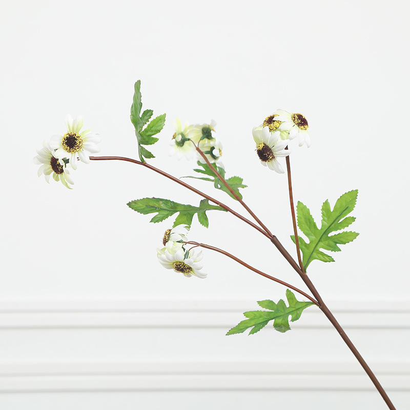 

12 Heads DIY Artificial Daisy Silk Flower Sunflower Heads For Wedding Party Home, Yellow