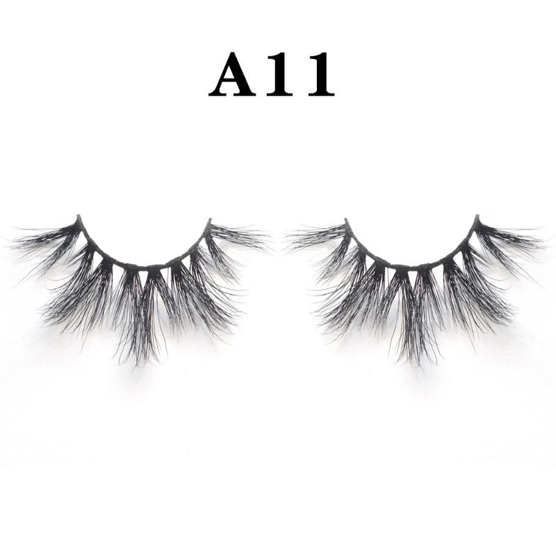 

Mink Eyelashes 25mm Lashes Fluffy Messy 3D False Eyelashes Dramatic Long Natural Lashes Wholesale Makeup Mink