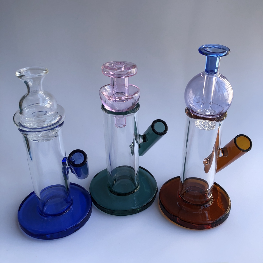 

New design Glass stand Carb Cap Holder for 25mm 30mm ball caps spinning cyclone carb cap Quartz Banger dabber tools