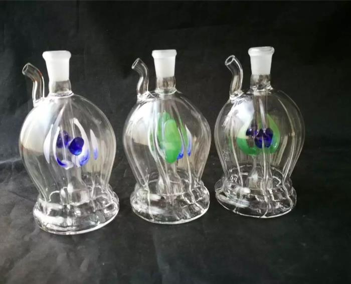 

Free shipping wholesale Hookah - Hookah [Glass Flower Pot 3, in the flower variety, color random delivery