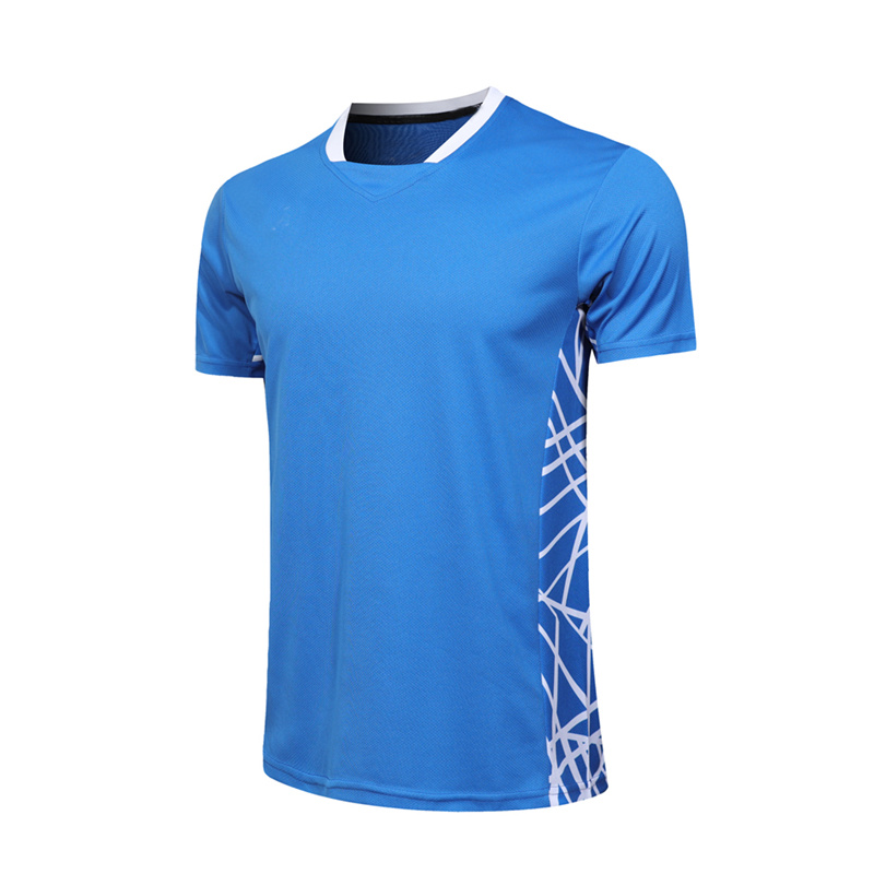 Men Blue A Shirt