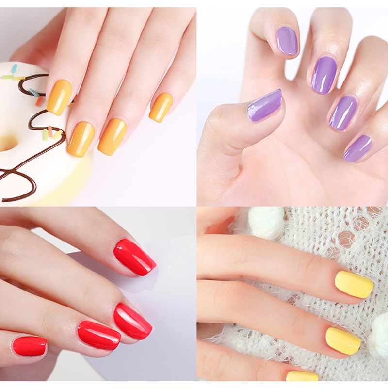 

Hot 6 Pcs Nail Polish Long Lasting Nail Art Varnish Manicure Quick Dry Gel Lacquer SJ66