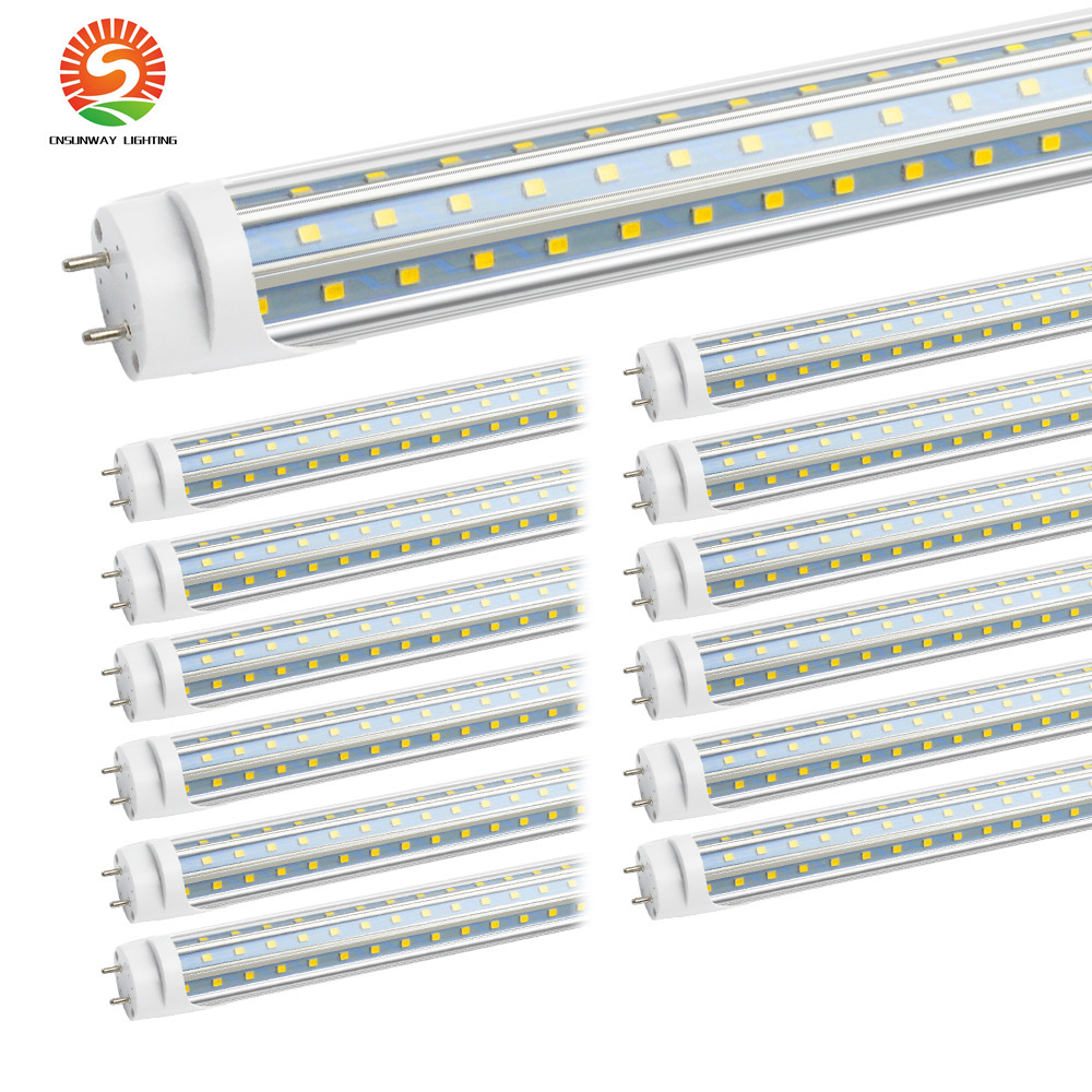 

T8 LED Tubes 4ft 1.2m 1200mm Triple row 3 line LED Tube Bulbs Lights Super Bright 60W AC100-277V