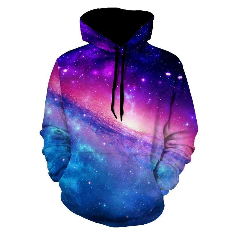 star blue galaxy hoodie
