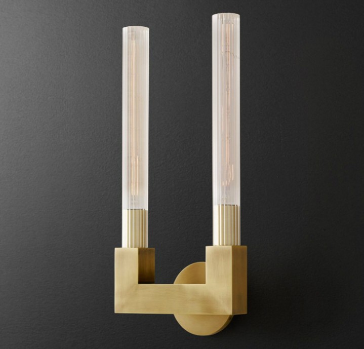 

American Retro Foyer Led Wall Lamp Bedroom Bedside Wall Sconce Copper/Black/Chrome Minimalist Wall Lights Deco Loft Luminaire LLFA