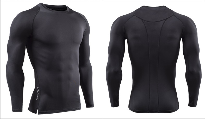 

men new Fitness men Running Jerseys Wear Muscleguys Bodybuilding sleeve Autumn New Long Sleeve Gym, Colour 3