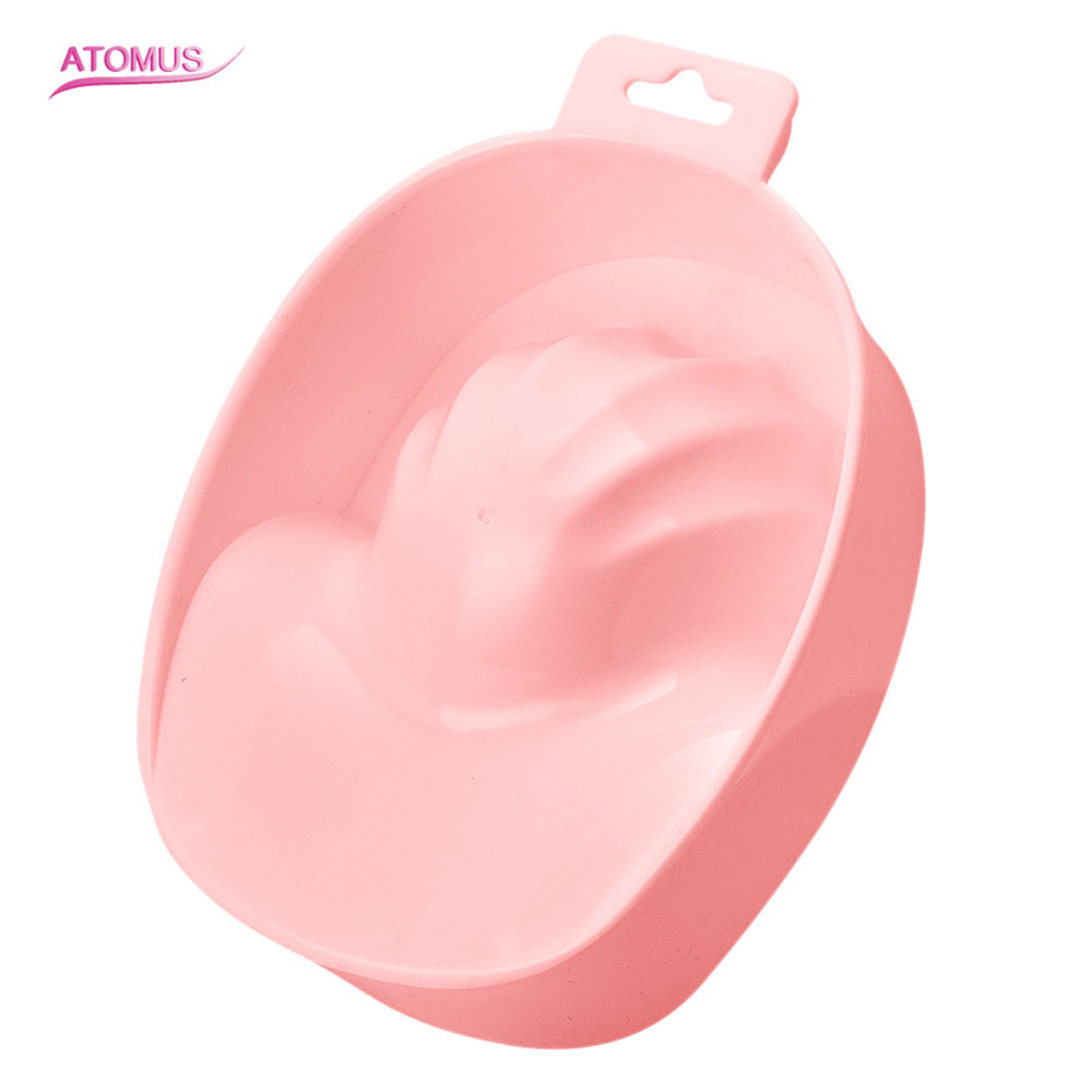 

Plastic Nail Polish Remover Bowl Portable Manicure New Arrival Nailart Soak Bowl Off Hand Spa Bath Soaker Treatment Nails Tools