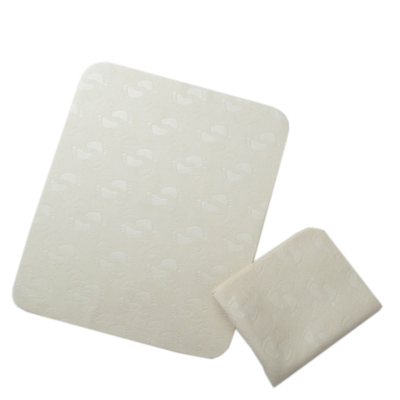 

Little Feet Glasses Cloth Hot Stamping Cute Cartoon Pattern Thickened And Densely Woven Suede Can