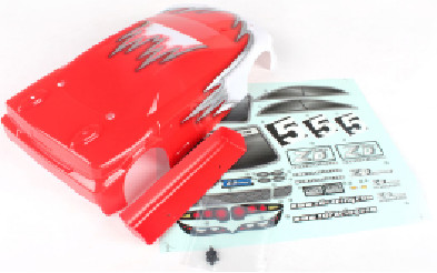 

ZD Rc Brushless flat racing car 1:16 16426-2011 accessdy stickeories the shell of body red,yellow,Blue,crystal clear,Green,Bor