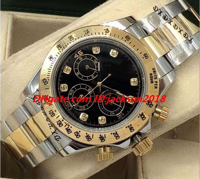 

Free Shipping Luxury Watches 5 Style 18k Yellow Gold Fact Diamond MOP Dial Watch NEW 40mm Automatic Fashion Men's Watch Wristwatch, Make waterproof