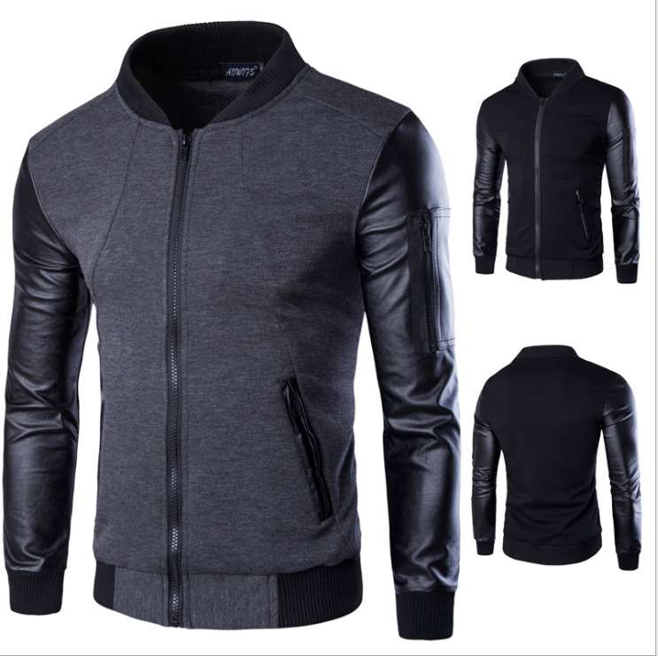 

Fashion Brand jacket men Leather Jackets Coats designer coats Motorcycle Vintage males Streetwear Clothing Plus Size wholesale