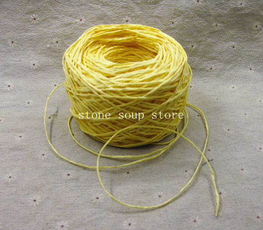 

80meters Paper Cord Twines Paper Rope Packing Hang Tag String Srapbooking Handmade accessory Gift Wrapping DIY Decor 2mm, 80 meters