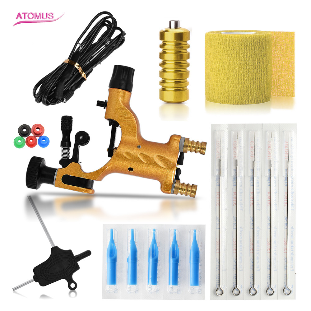 

Dragonfly Rotary Tattoo Machine Shader & Liner Assorted Tatoo Motor Gun Kits Supply For Artists Permanent Make Up