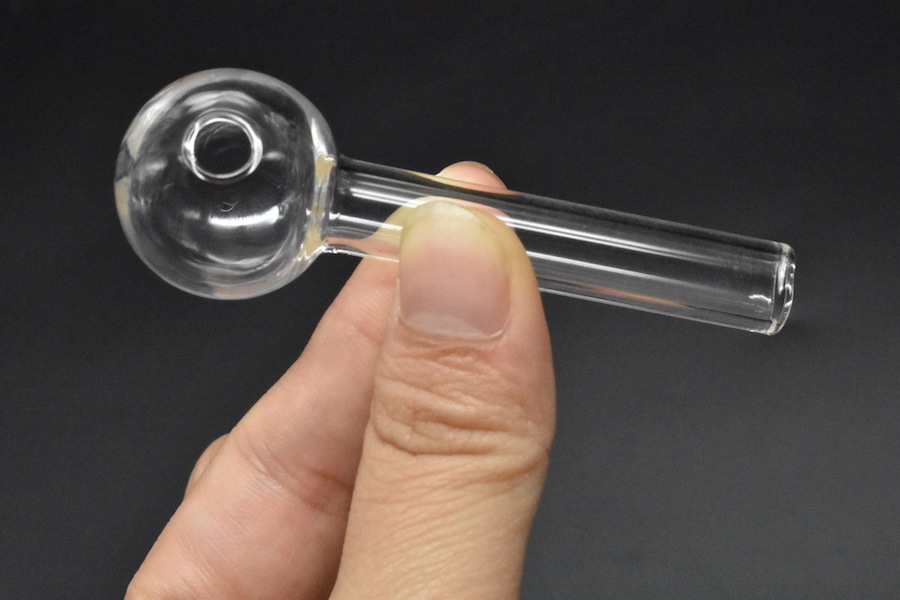 

New Arrivale cheap mini 7cm Pyrex Glass Oil Burner Pipes thick protable Smoking Glass oil Pipe Hand Pipes