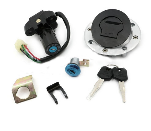 Ignition Switch Lock & Fuel Gas Cap Key Set For Suzuki GS500 2001-2012 T1
