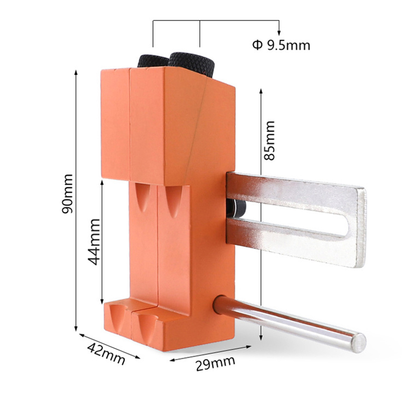 1//3//8//38Pcs Pocket Hole Jig Drill Handheld Dowel Woodworking Drilling Guide Tool