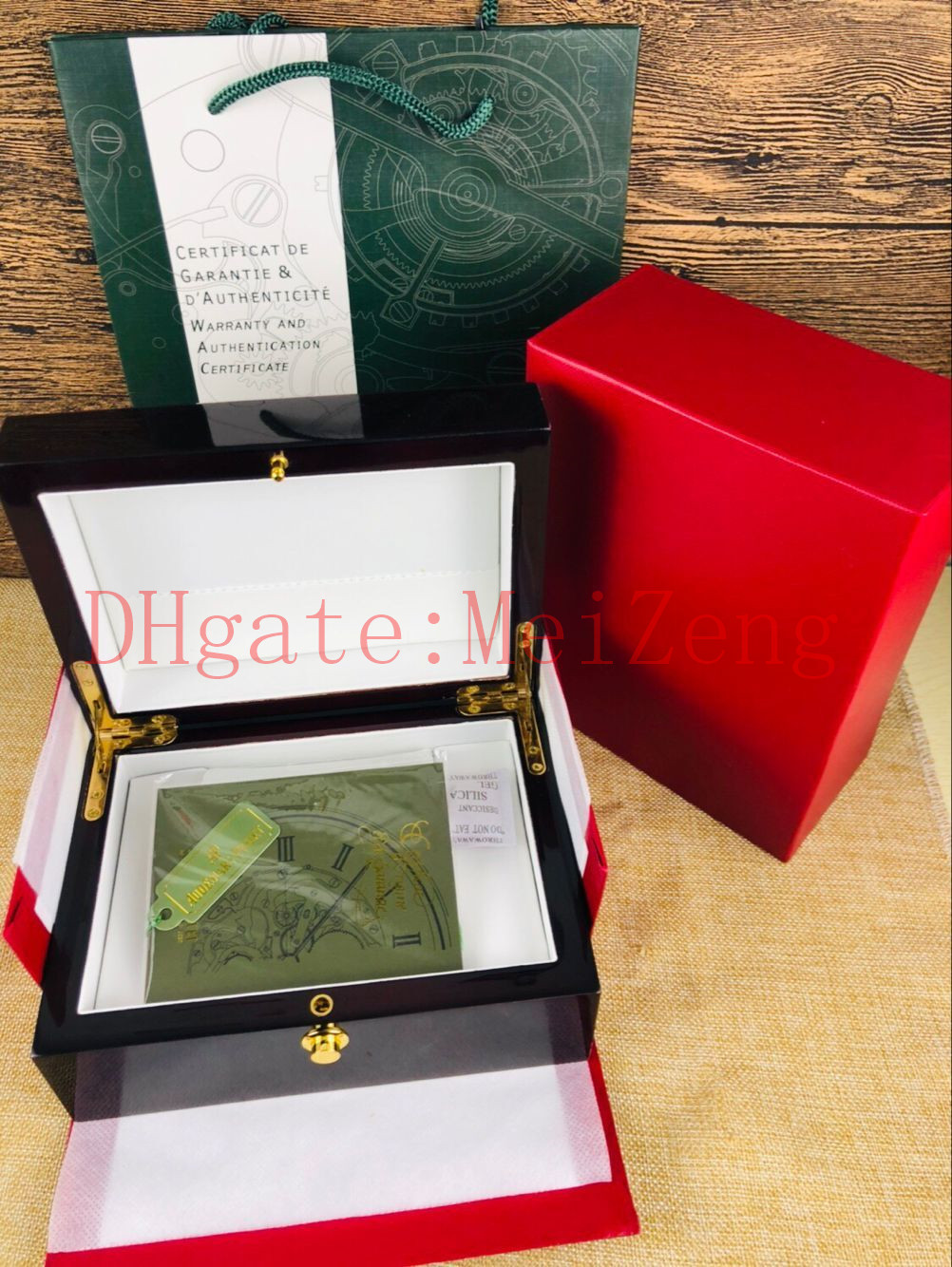 

Luxury Offshore Watch Original Box Original Box Papers Wood Boxes Handbag For AP A udemars P iguet watch box, Black;blue