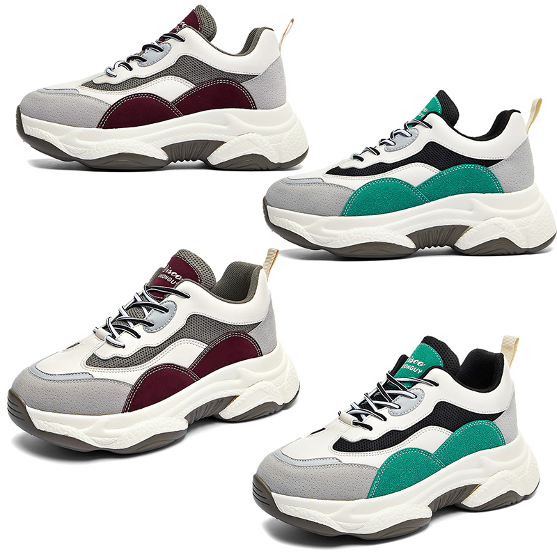 

new fashion sport for women men old dad shoes white grey red green breathable net comfortable trainer designer sneakers size 35-40, C2