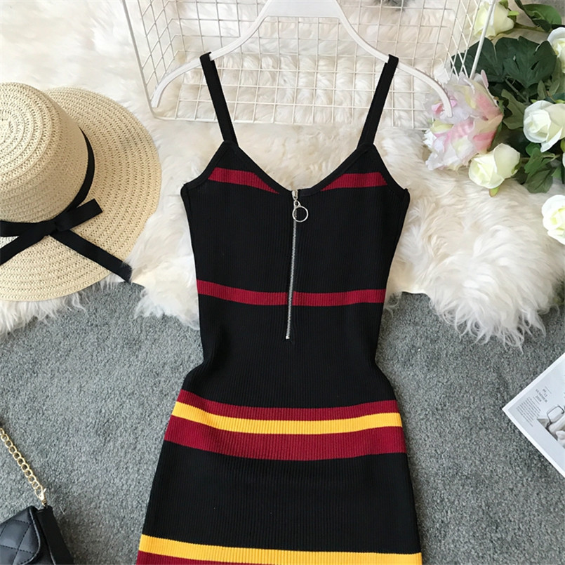 cotton knit dresses summer