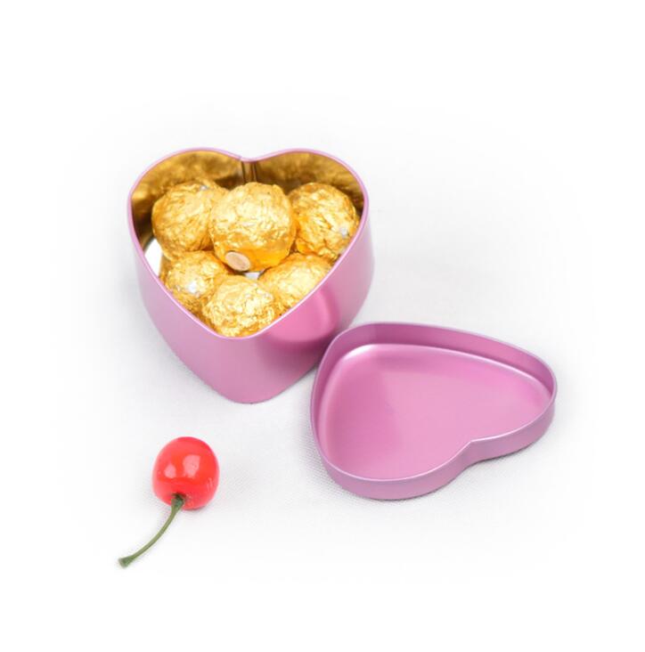 

30Pcs Wholesale Boutique Box Creative Iron Candy Box Pink/Blue Chocolate Boxes Baby Shower Wedding Favor 9x9x4.5cm