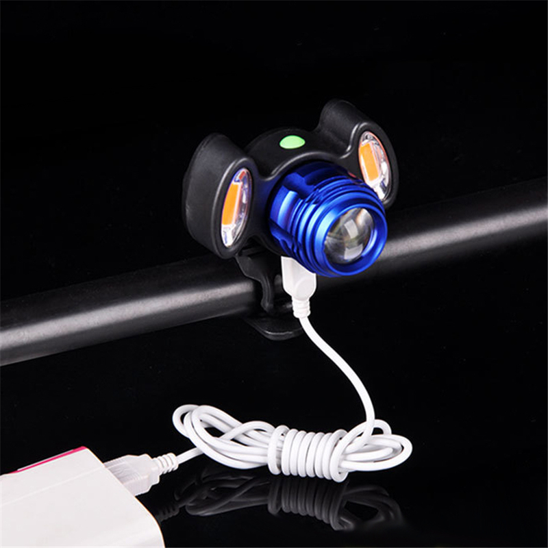 

XANES 800LM T6 Bicycle Warning Light Zoomable IPX6 Waterproof Bike Front Light 4 Modes USB Charging LED Torch Lantern Lamp