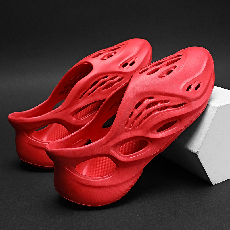 

Lovers Sandals 2020 New Summer Men Outdoor Non-slip Sandals Breathable Hole hole Shoes Personalized Beach Shoes Slippers 35-46