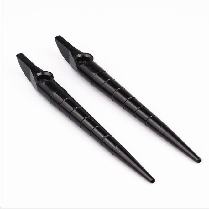

Black 164mm Glass Knife Metal Pipe Removable Portable Pipe