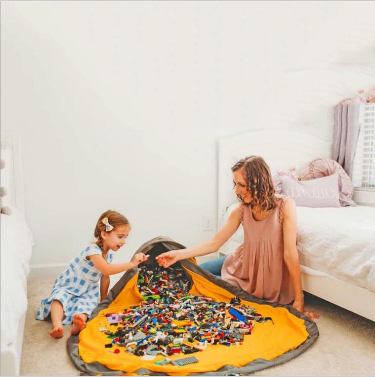 

SlideAway Toy Clean-up Storage Container Basket Kids Toys Organizer Totes Storage Bags Sundries Storage Barrel Portable Bin Hamper Box C7110