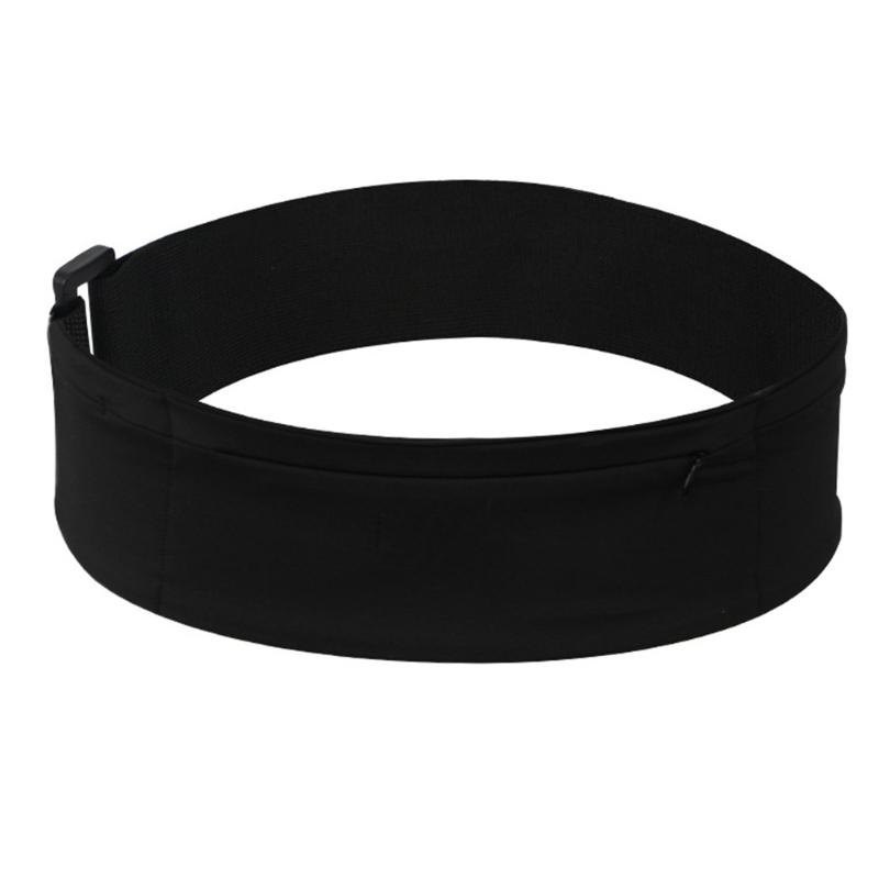 

Gym Zippered Magic Sticker For Phone Multifunction Waist Pack Running Bag Outdoor Sports Unisex Cycling Adjustable Stretchy, Black s