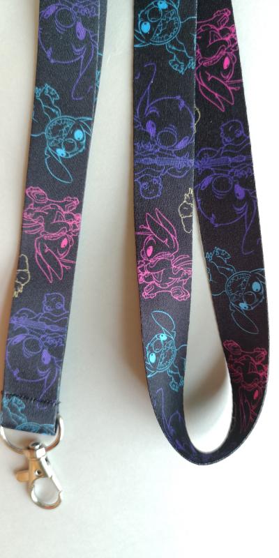 

10pcs/20pcs/30pcs/50pcs/100pcs stitch lanyard Neck Strap Lanyard Mobile Phone Key Chain ID Badge Key Chain