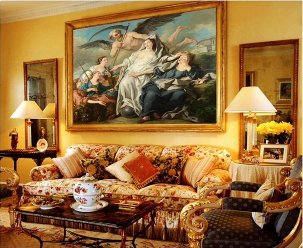 

3d room wallpaper custom photo mural Original angel figure large mural home hotel background wall decorative paintin wallpaper for walls 3 d, Non-woven fabric