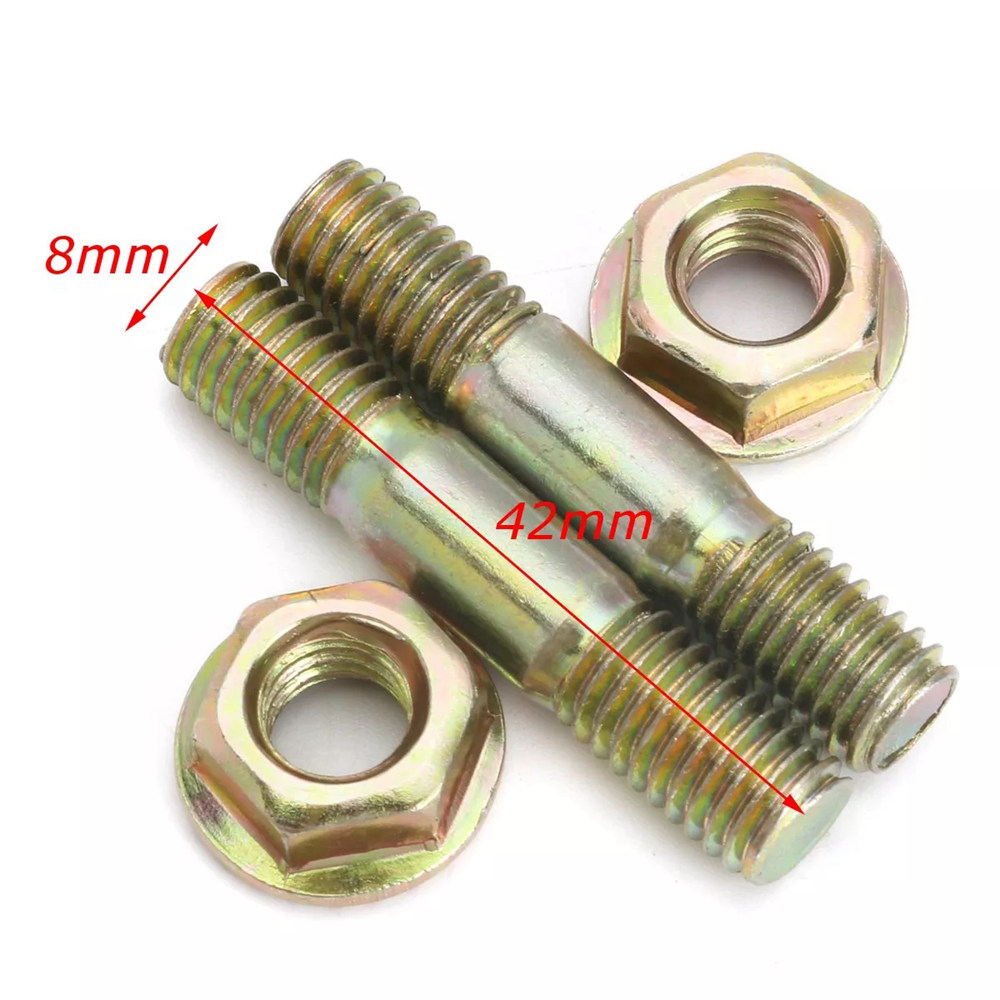 

4Pcs Bar Nuts Studs Bolt for Baumr-Ag SX62 62cc Chainsaw Chain Saw