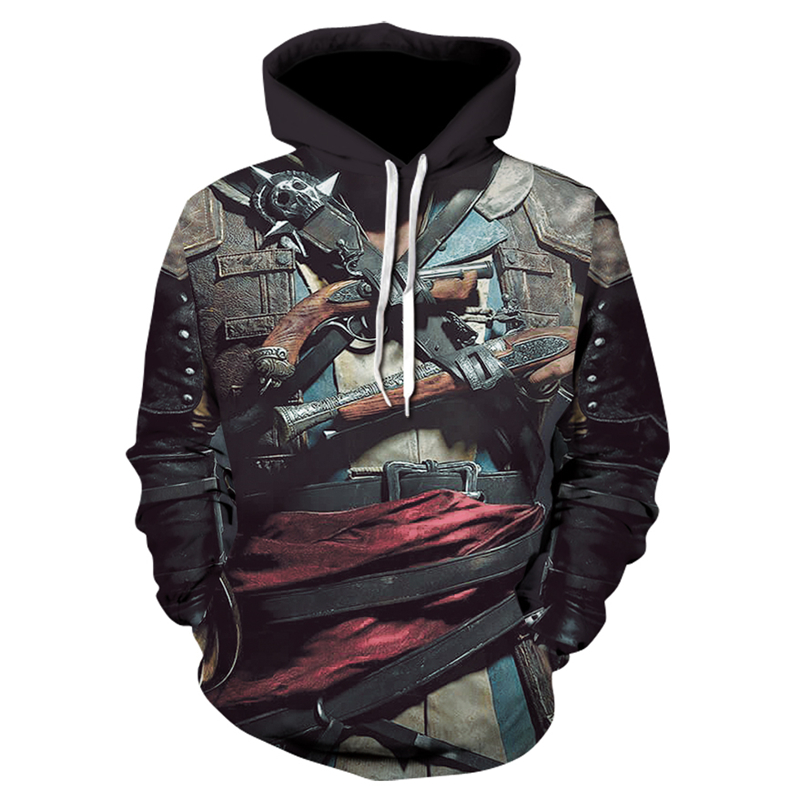 

2019 New Terrior 3D Skull Hoodies Men Hoody Printed Tracksuit Casual Sweatshirt Long Sleeve Coat Streatwear Pullover DropShip, 0612