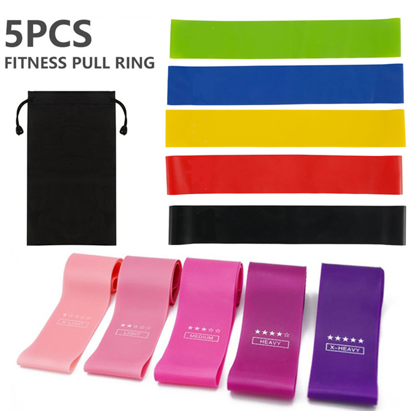 

Home exercise elastic sport band yoga equipment Fitness yoga products gym training Rubber resistance workout bands set