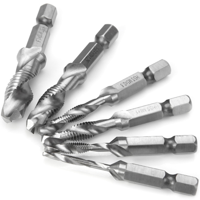 10 pcs M4 4 mm Haute Vitesse Acier Haute Vitesse Acier Vis mécanique filetage métrique tarauds