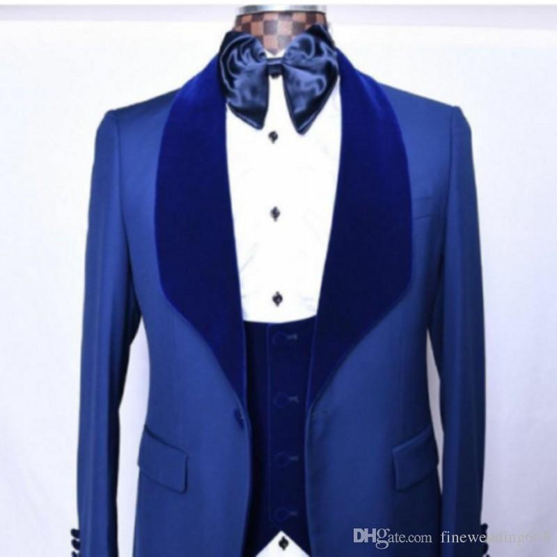 

Shallow navy tuxedos groom wedding men suits mens wedding suits tuxedo costumes de smoking pour hommes men(Jacket+Pants+Tie+Vest) 034, Same as image