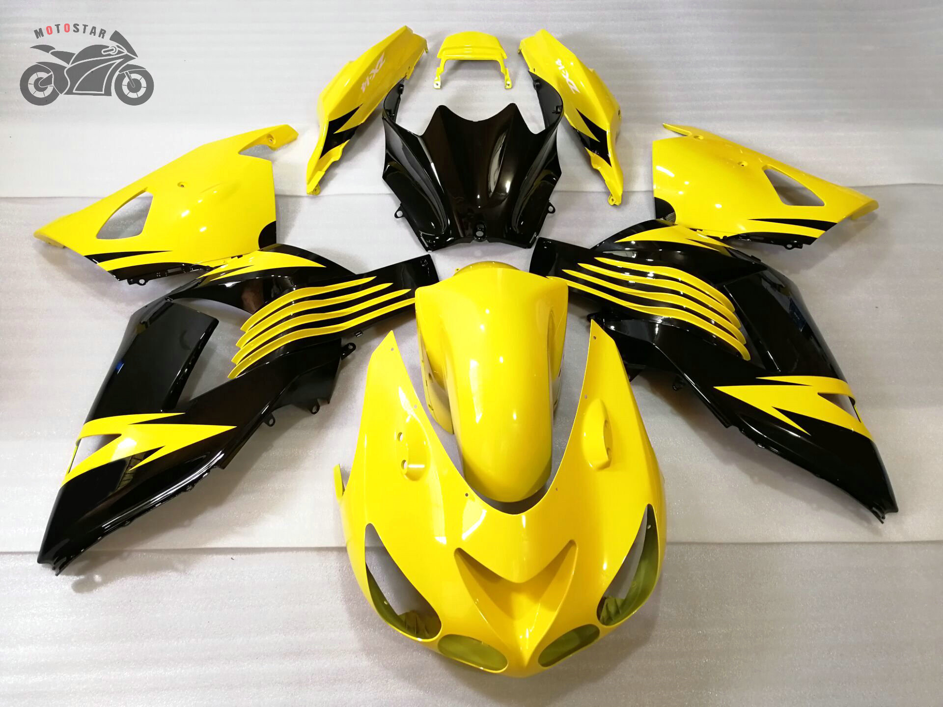 

Motorcycle fairings for Kawasaki Ninja ZX-14 2006 2007 2008 ZX14R 06 07 08 ZX-14R full set ABS plastic fairing kits, Multi-color