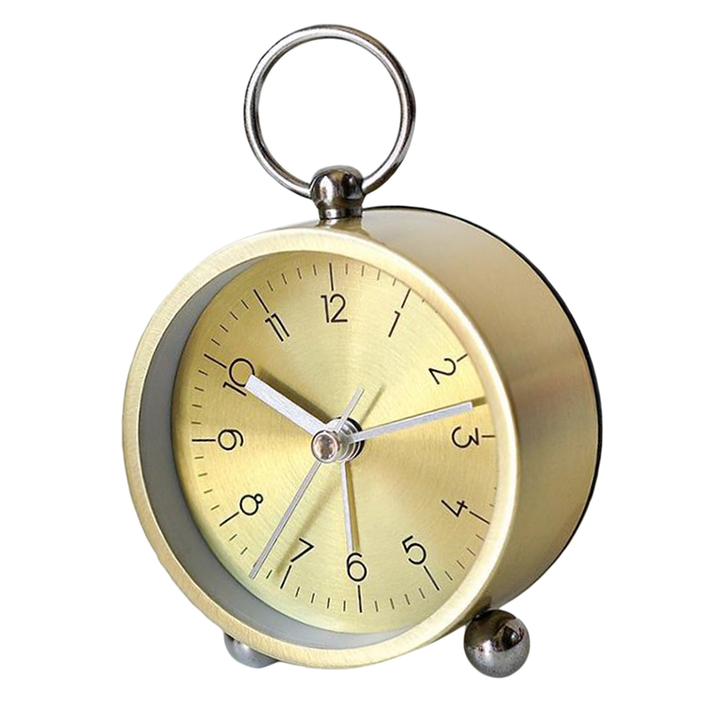 

nordic style alarm clock beside bed children clock