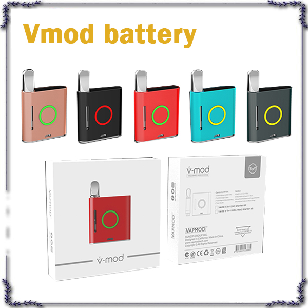 

Vapmod VMOD Battery 900mah Preheat VV Variable Voltage Vape Pen Mod Battery Kit for 510Thick Oil Cartridges DHL VS ooze